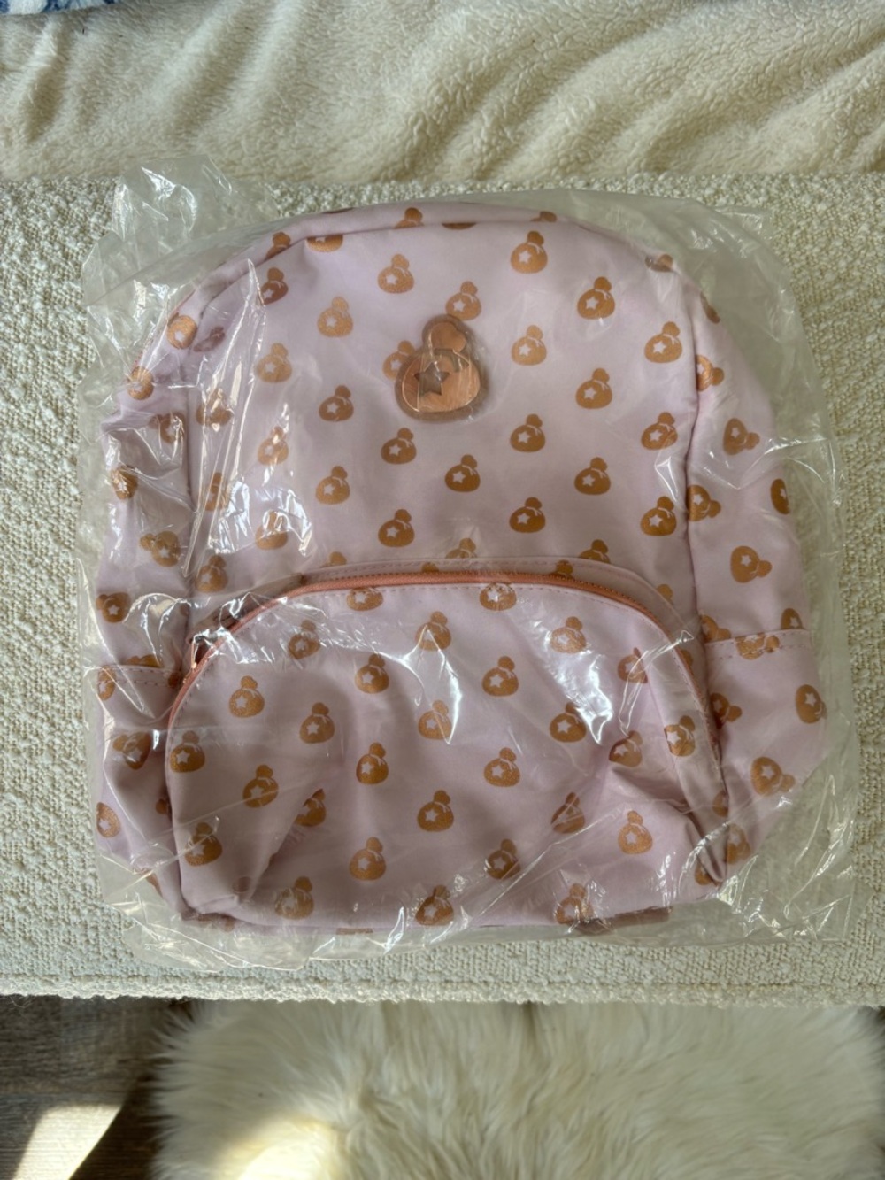 Animal crossing “bell bag” mini backpack